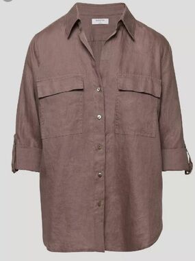Babaton Utility Linen Shirt